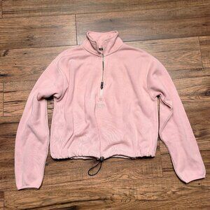 DKNY cropped sweatshirt 1/4 zip